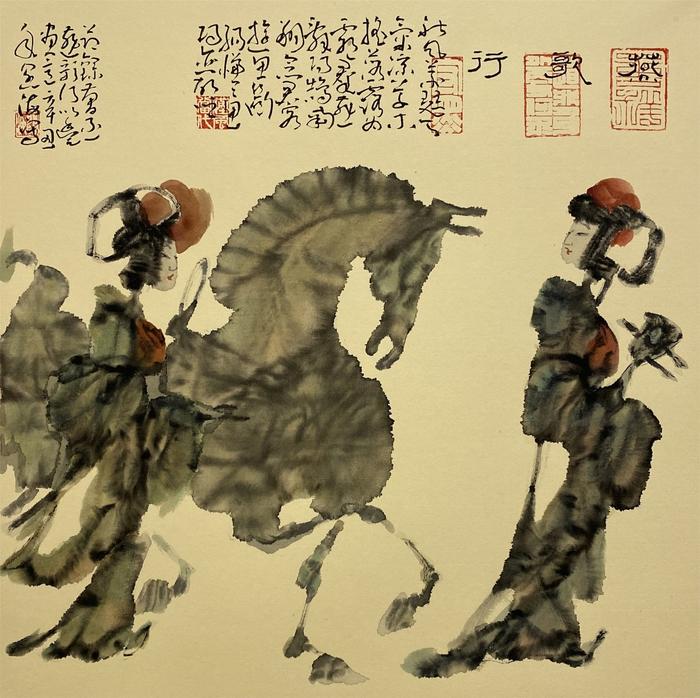 瑞虎送福--中国新汉画创始人王阔海给您拜年